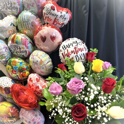 9inch Mylar Balloon on Stick – HUMMEL'S FLOWERS INC, Anchorage AK