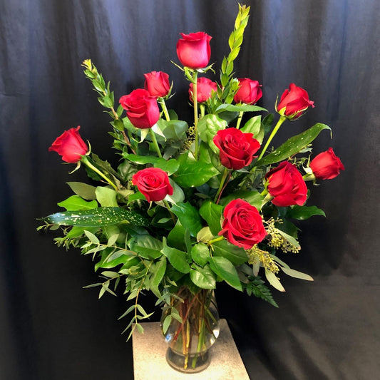 Classic Long stem Red Roses